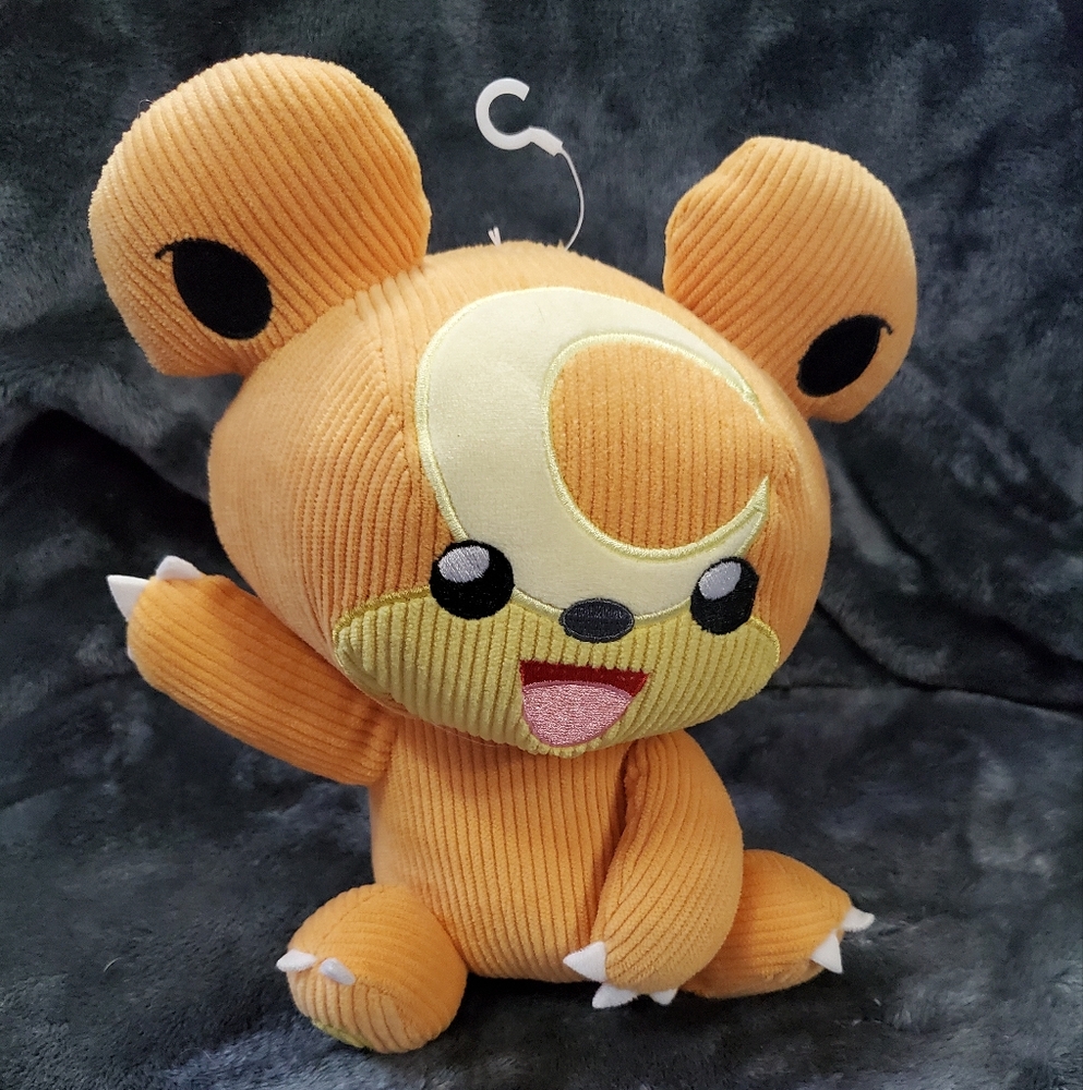 Pokemon Corduroy Teddiursa 8" Plush NWOT